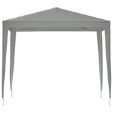 Namiot Imprezowy 250 x 250 x 240 cm jasnoszary PE i stal