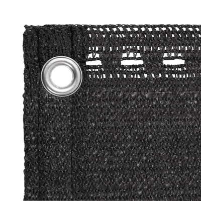 Parawan ogrodowy HDPE 90x600 cm Antracyt