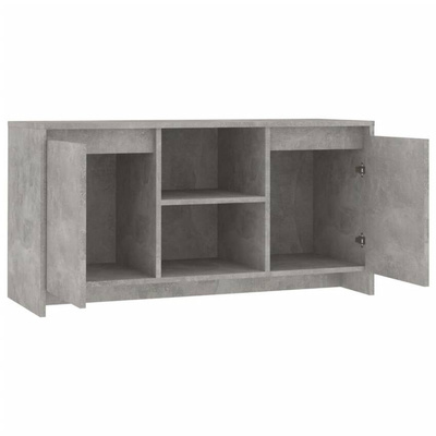 Szafka pod TV, szarość betonu, 102x37,5x52,5 cm vidaXL