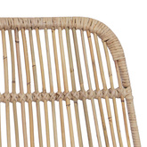 Stołek barowy 2 szt. naturalny 44 x 55 x 109 cm Rattan i Stal