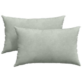 Poduszki na sofę 2 pcs Jasnoszary 50 x 30 cm Tkanina sztruksowa