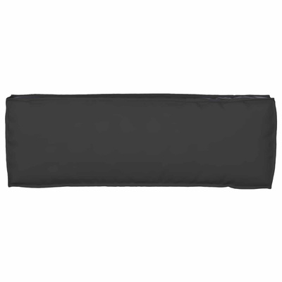Zestaw poduszek na paletę 2 pcs Czarny 120 x 40 x 8 cm