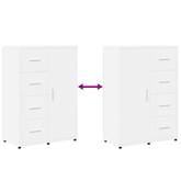 Szafka, biała, 60x31x84 cm, materiał drewnopochodny