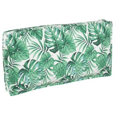 Poduszka Wzór liścia 120 x 60 x 12 cm Materiał Oxford Liść