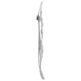 Rzeźba skrzydeł 2 pcs Srebrny 31 x 5 x 91 cm Aluminium