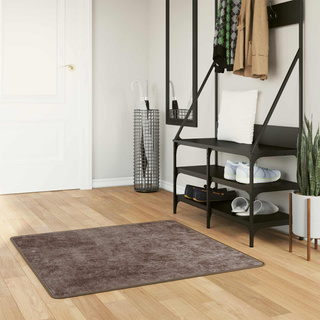 Chodnik dywanowy MARSA Szary 100 x 100 cm Poliester i PVC