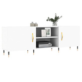 vidaXL Szafka pod TV, biała, 150x30x50 cm, materiał drewnopochodny wariant 7