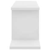 vidaXL Wisząca szafka pod TV, biała, 125x18x23 cm