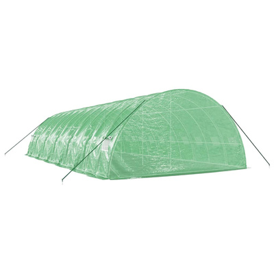 Szklarnia ze stalową ramą, zielona, 72 m?, 12x6x2,85 m