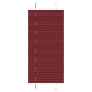 Roleta plisowana Bordowy Czerwony 60x150 cm Szerokość tkaniny