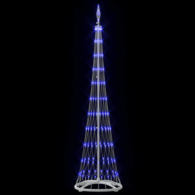 Choinka świąteczna LED Niebieski 51 x 51 x 190 cm Metal