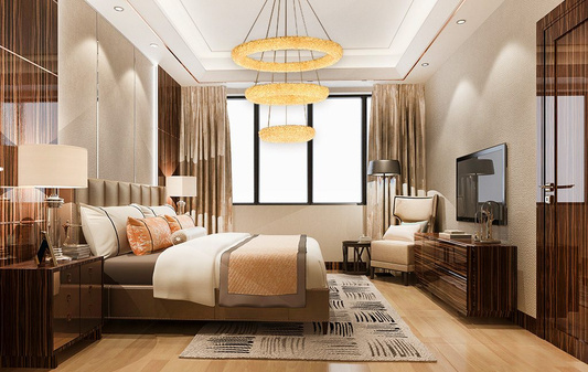 Designerska Lampa Wisząca złota Swarovski Adani AD211