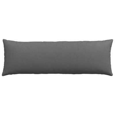Poduszki na sofę 2 pcs Ciemnoszary 120 x 40 cm tkanina