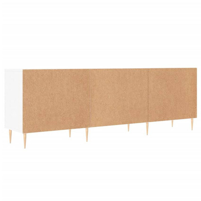 Szafka pod TV, biała, 150x30x50 cm, materiał drewnopochodny vidaXL