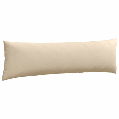Poduszki na sofę 2 pcs Kremowy 145 x 40 cm tkanina