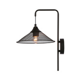 Kinkiet metalowy czarny E27 Kiruna Ledea 50401207