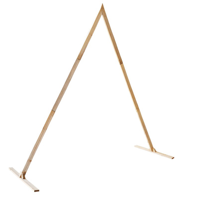 Łuk Ślubny Jasny Brąz 202 x 95 x 254 cm Lite drewno sosnowe