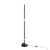 Nowoczesna Lampa podłogowa Czarna LED 30W 3000K Abruzzo Spirali