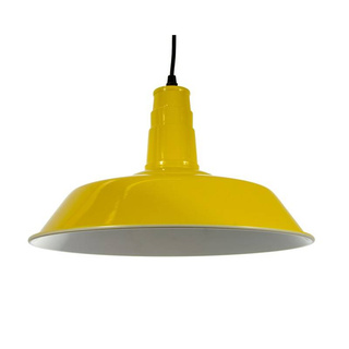 Lampa Wisząca Retro Loft Żółta 36cm E27 Abruzzo Grote