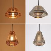 Designerska lampa wisząca ETCHi AD303 – złota E27
