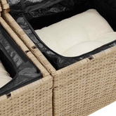 Sofa Ogrodowa Beżowy 184 x 62 x 85cm polirattan