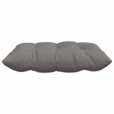 Poduszki na siedziska 4 pcs Ciemnoszary 40 x 40 x 6 cm tkanina