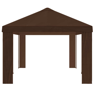 Pokrycie altany 6 x 3 m brązowy Poliester 190 gsm
