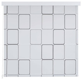 vidaXL Roleta prysznicowa 80 x 240 cm, wzór w kwadraty