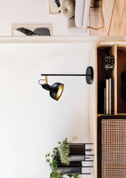 Lampka stołowa czarna regulowana Reno 41-80066 