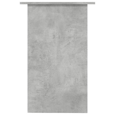 vidaXL Biurko, szarość betonu, 90x50x74 cm, materiał drewnopochodny