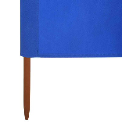 Parawan 9-skrzydłowy z tkaniny, 1200x80 cm, błękit lazur