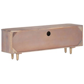 vidaXL Szafka pod TV, 118x30x40 cm, lite drewno akacjowe