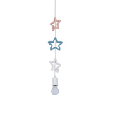 Single Sss Lampa Wisząca 1X20W E27 Iq Kids Biały+Niebieski+Różowy