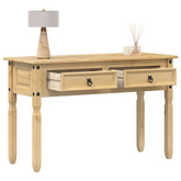 Stolik konsolowy Corona, 115x46x73 cm, lite drewno sosnowe