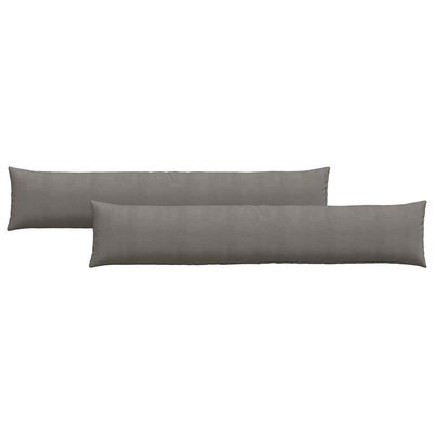 Poduszki na sofę 2 pcs Jasnoszary 200 x 40 cm