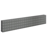 vidaXL Podwyższona donica gabionowa, galwanizowana stal, 450x30x90 cm