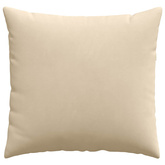 Poduszki na sofę 2 pcs Kremowy 50 x 50 cm tkanina