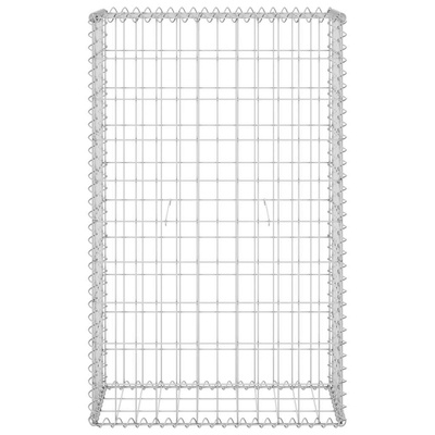 Ściana gabionowa z pokrywami, galwanizowana stal, 60x30x100 cm