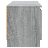 vidaXL Szafka pod TV z LED, szary dąb sonoma, 120x30x35,5 cm