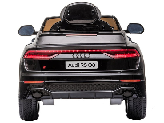 Samochód na akumulator Audi RS Q8 Światła LED MP3 Pilot Czarny