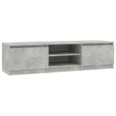 vidaXL Szafka pod TV, betonowy szary, 140x40x35,5 cm