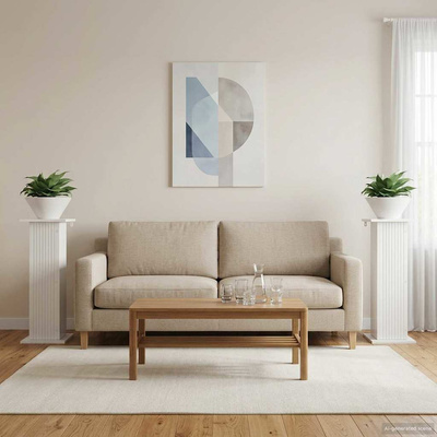 Stojak na rośliny 2 pcs Biały wysoki połysk 30,5 x 30 x 80,5 cm
