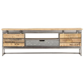 vidaXL Szafka pod TV, 120x30x40 cm, lite drewno mango