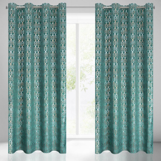 Zasłona Laura turkusowa 140x250