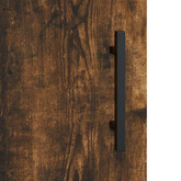 vidaXL Biurko, przydymiony dąb, 140x50x75 cm, materiał drewnopochodny wariant 6