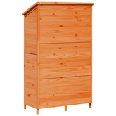 Shed ogrodowy brązowy 106,5 x 56 x 176 cm Drewno Świerkowe