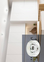 Oprawa stropowa LED 3W okrągła bezbarwna szklana SS-33 Candellux 2228815