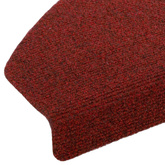 Samoprzylepne maty na schody Półokrąg 15 pcs Bordeaux Czerwony