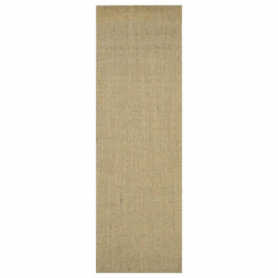 vidaXL Dywanik, naturalny sizal, 80x250 cm, zielony