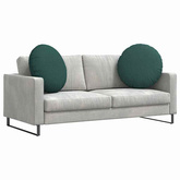Poduszki na siedziska 2 pcs Ciemna zieleń ?60 x 21 cm tkanina